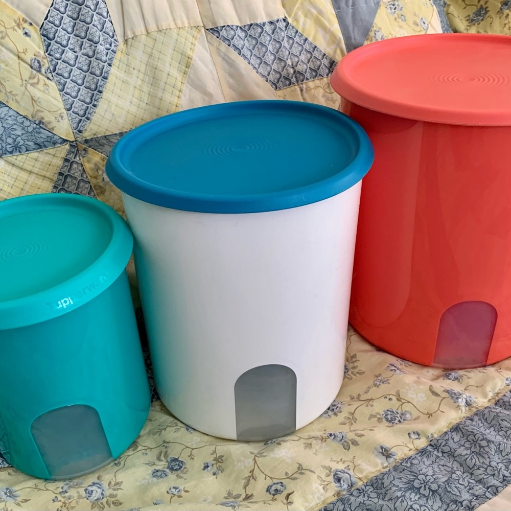 Tupperware Cannisters